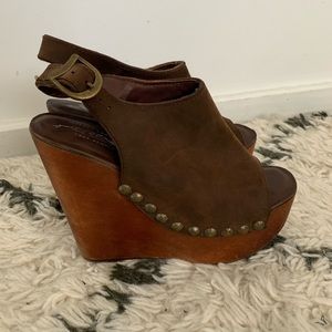 jeffery campbell free people wedges size 7